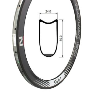 Rim R5-C_U1.1 Wide Rear Rim 28H with R5 white logo